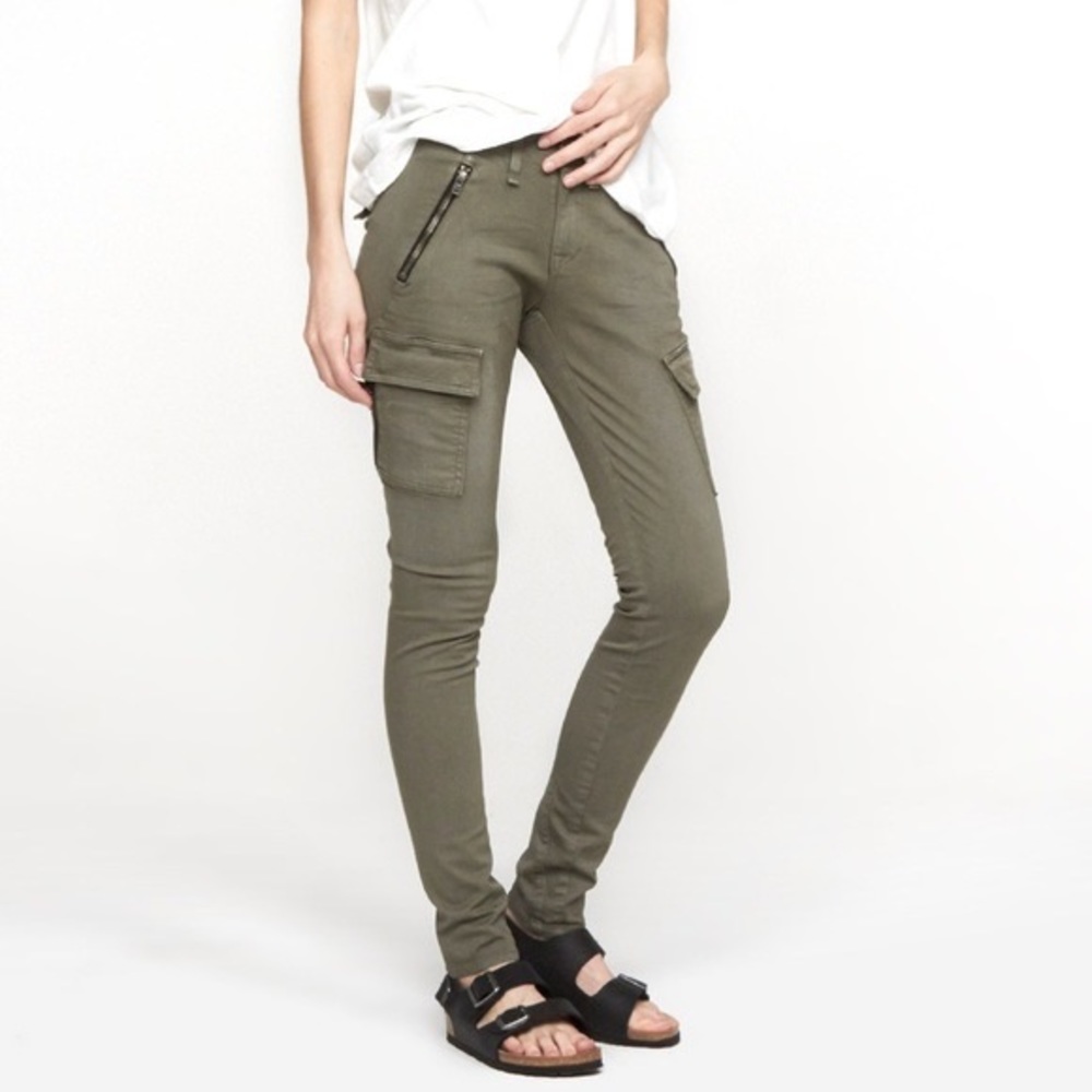 rag & bone army green cargo jeans